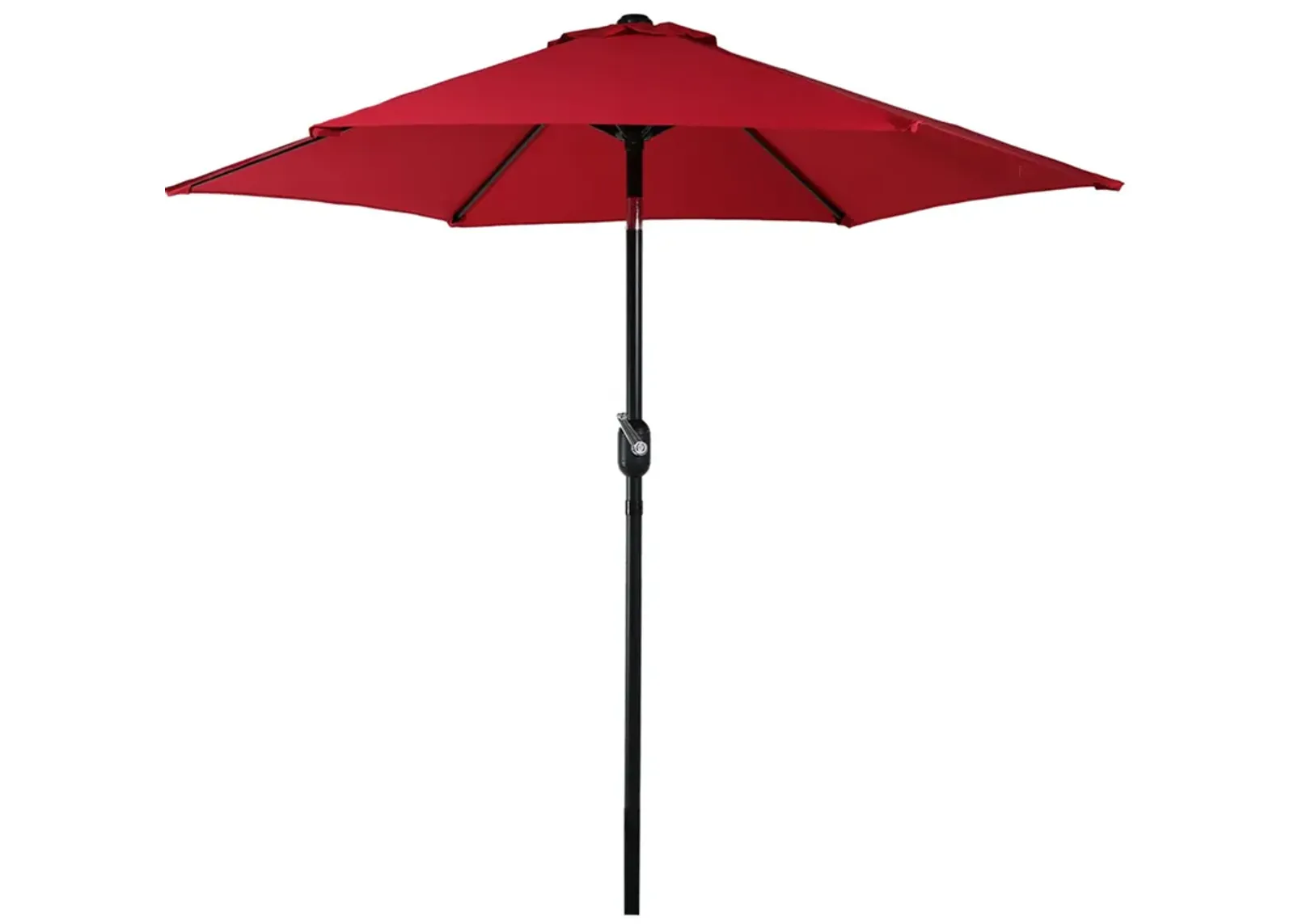 Sunnydaze 7.5 ft Aluminum Patio Umbrella with Tilt and Crank