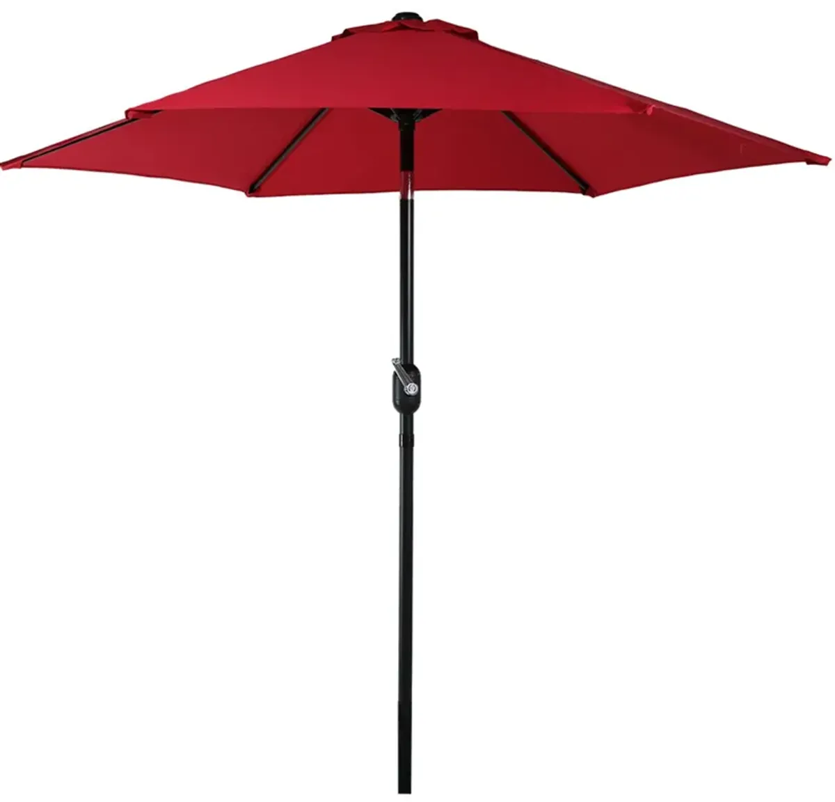 Sunnydaze 7.5 ft Aluminum Patio Umbrella with Tilt and Crank