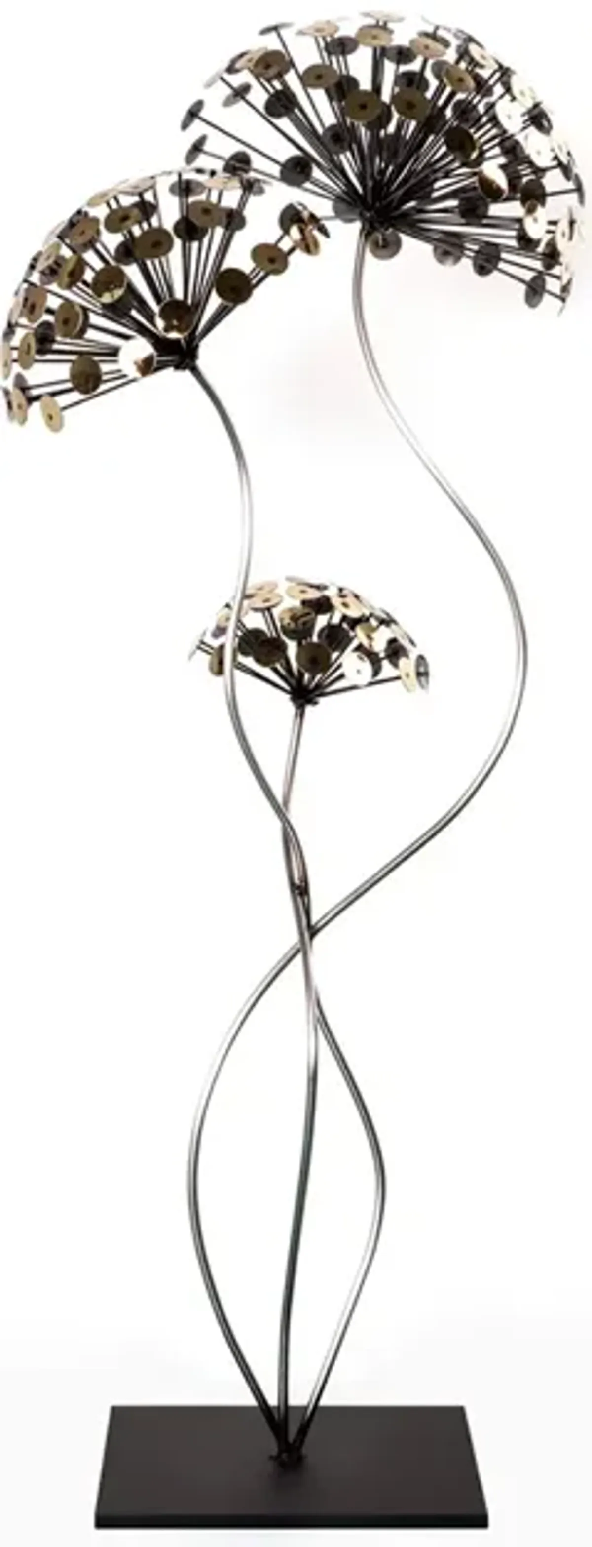 Dandelion's Dance Metal Sculpture Original Artwork