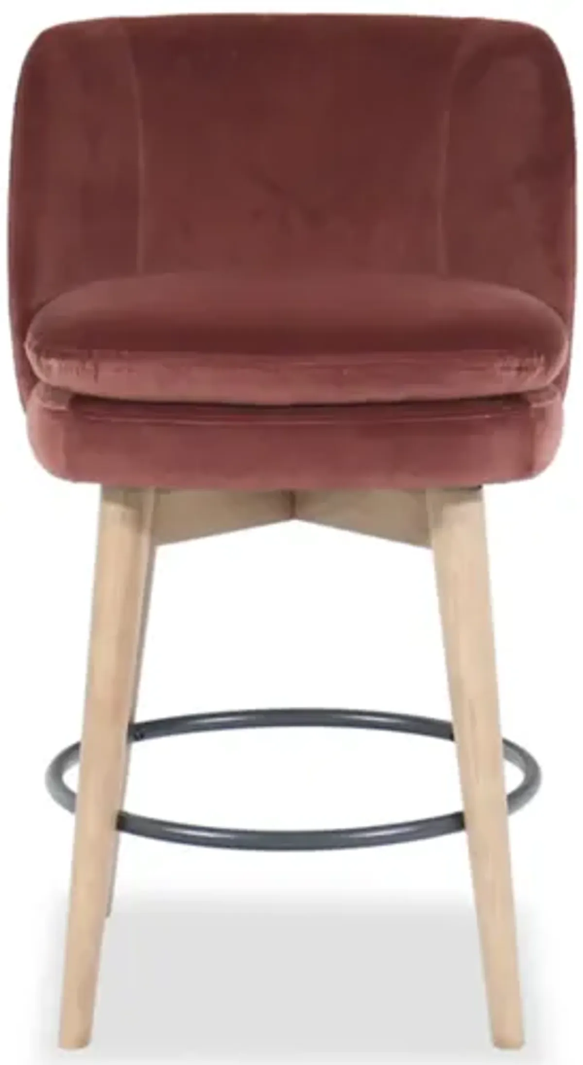 Rust Swivel Counter Stool