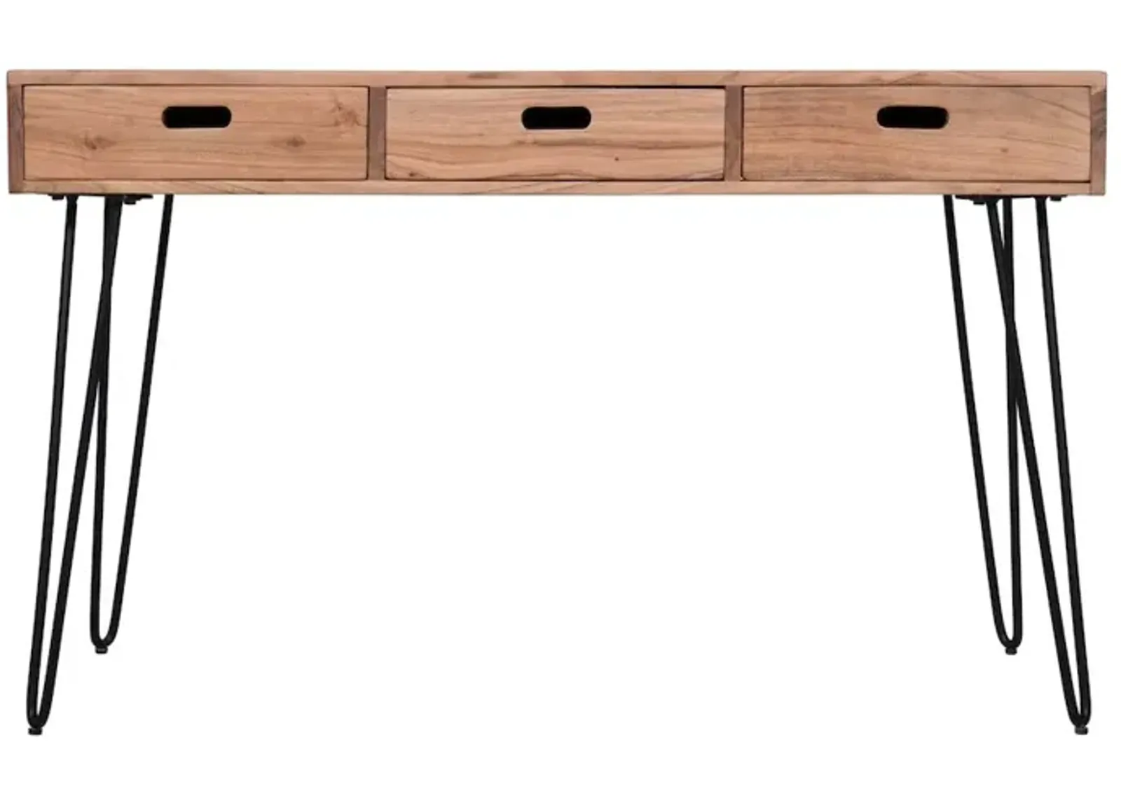 Jofran Rollins Solid Acacia USB Charging Desk