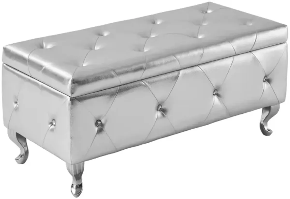 Multipurpose Storage Bench with Safety Hinge