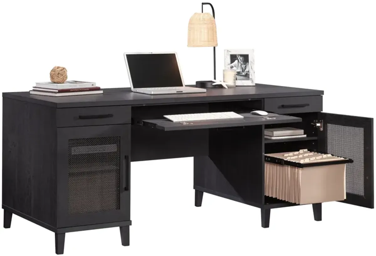 Tiffin Line Executive Double Ped Desk