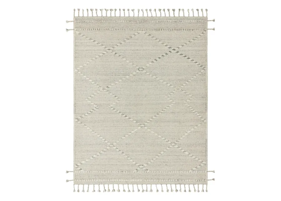 Iman IMA03 Ivory/Light Grey 7'9" x 9'9" Rug