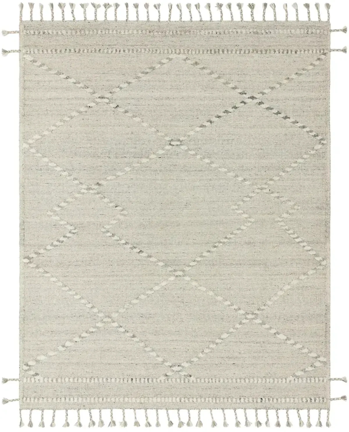 Iman IMA03 Ivory/Light Grey 7'9" x 9'9" Rug