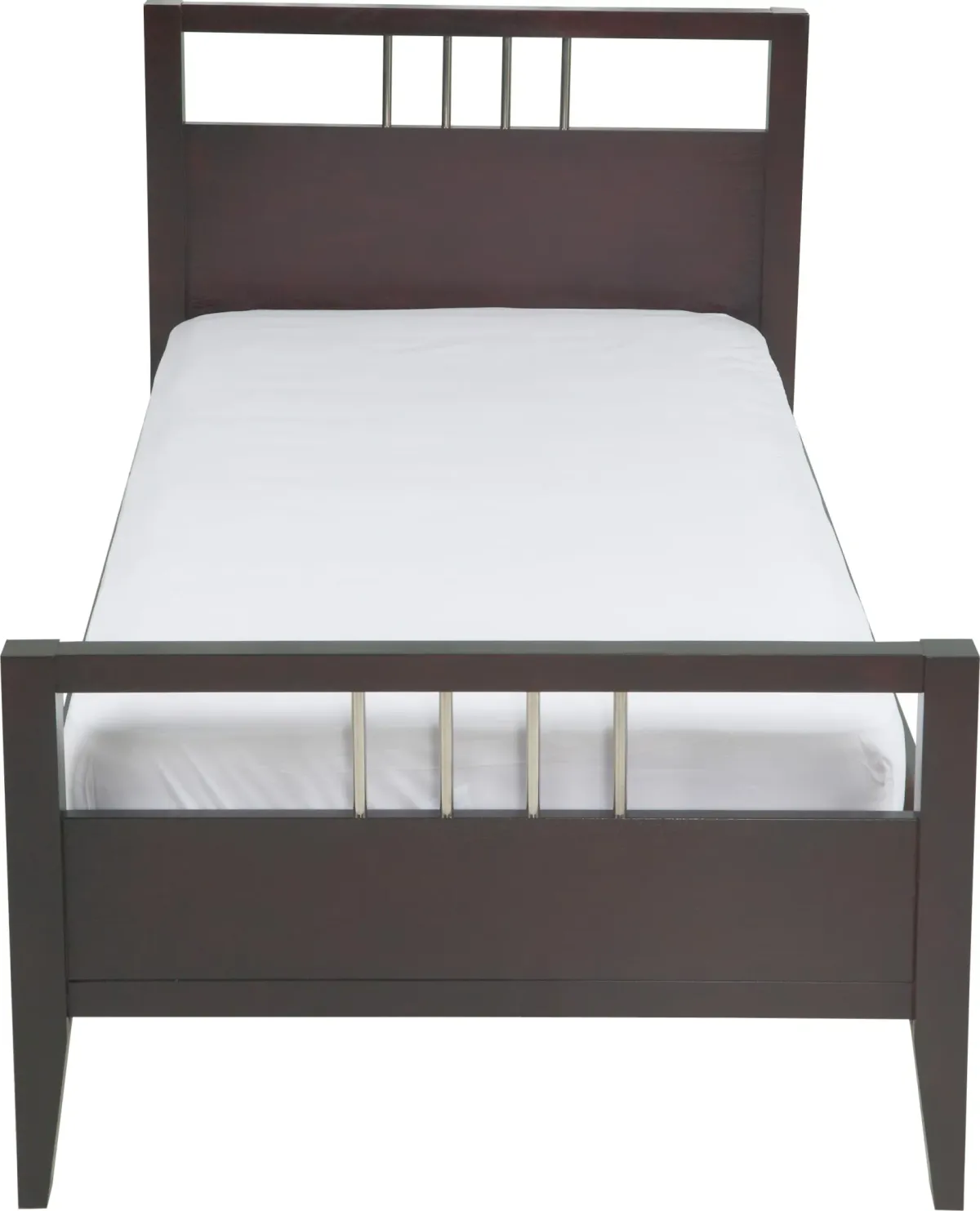 Nevis California King Size Platform Bed in Espresso