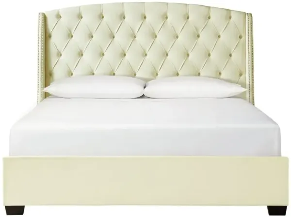 Foster Cream Queen Bed