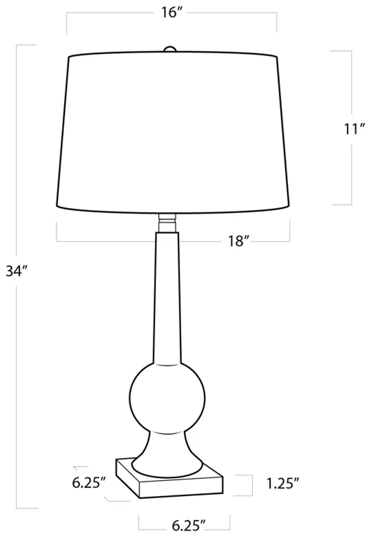 Stowe Crystal Table Lamp