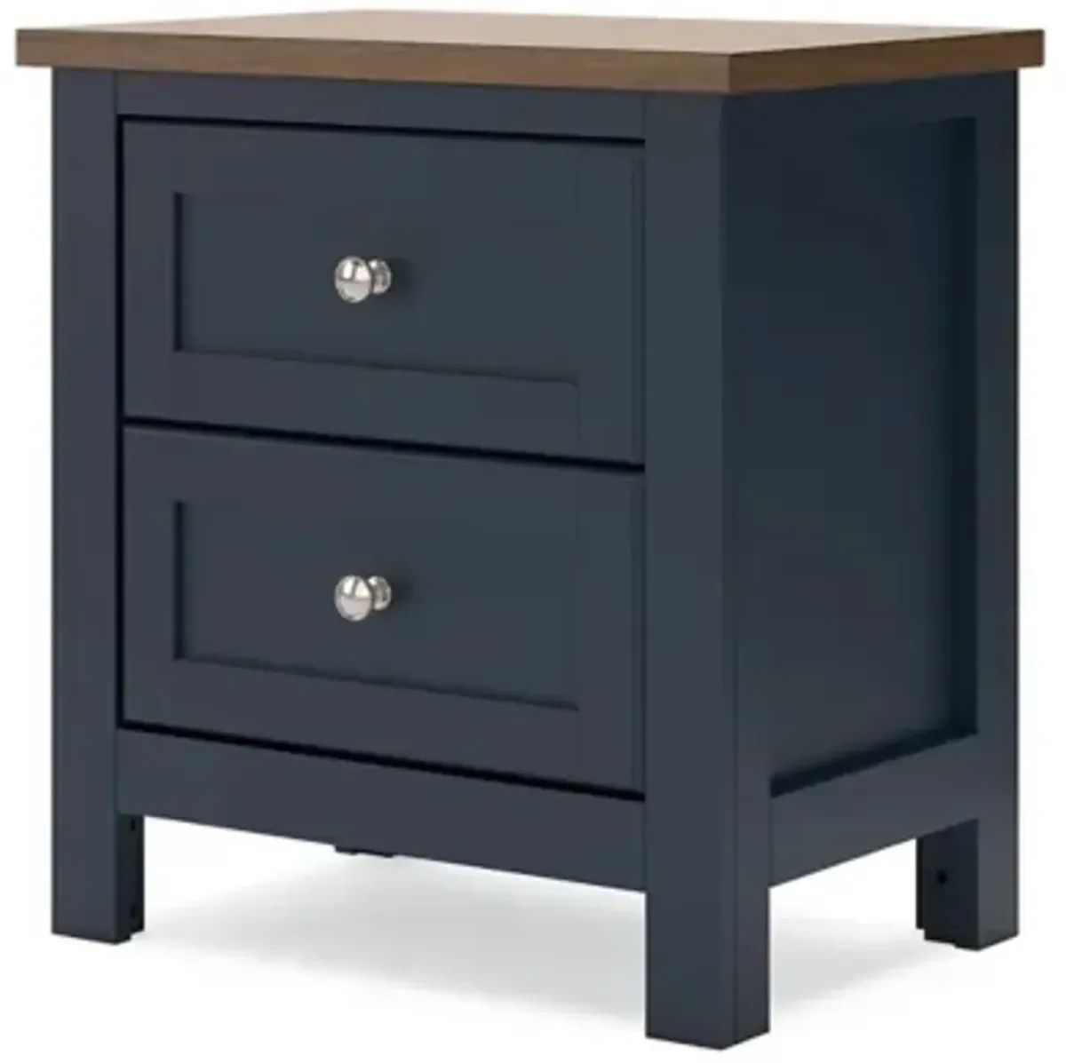 Landocken Two Drawer Nightstand