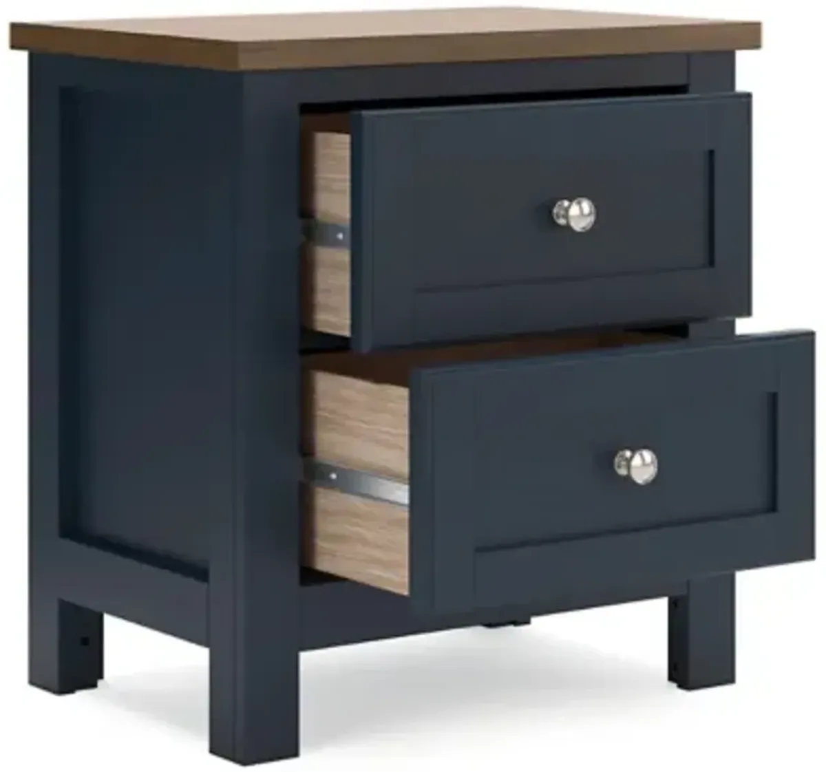 Landocken Two Drawer Nightstand