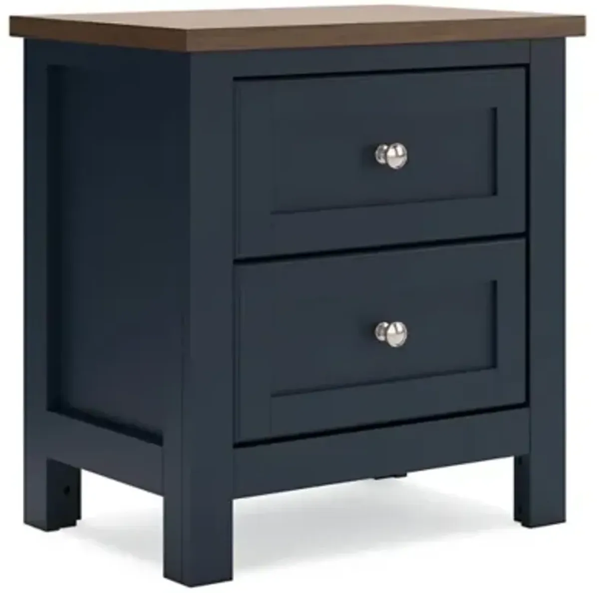 Landocken Two Drawer Nightstand