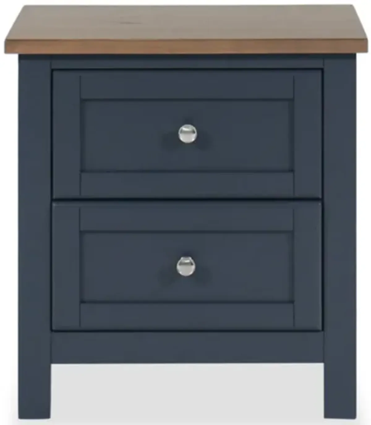 Landocken Two Drawer Nightstand