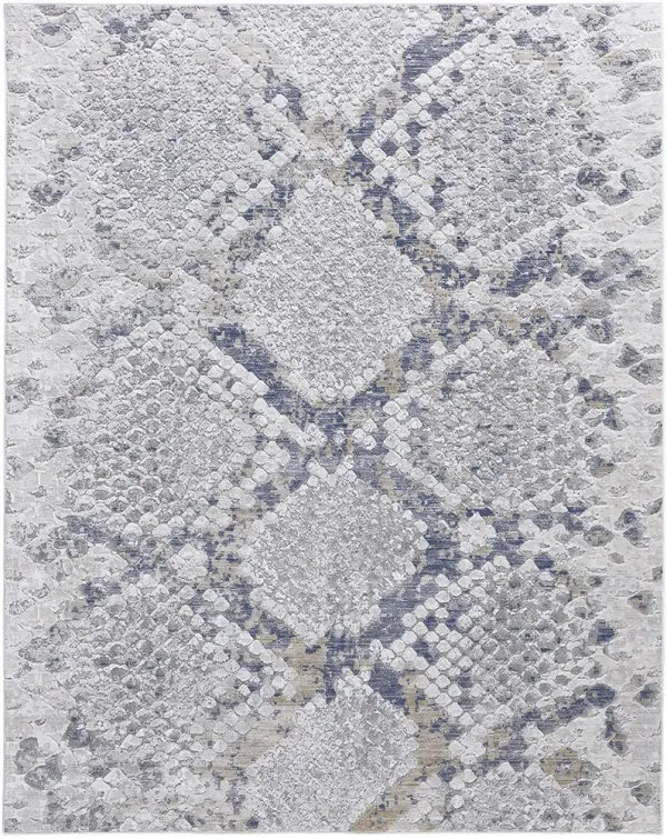 Laina 39GIF Silver/Gray/Blue 9'8" x 12'8" Rug