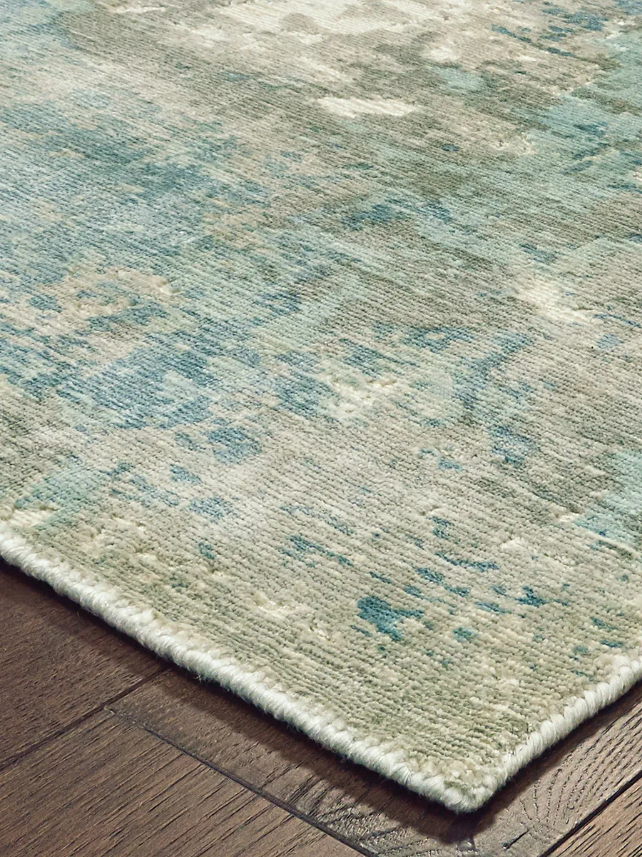 Formations 6' x 9' Blue Rug