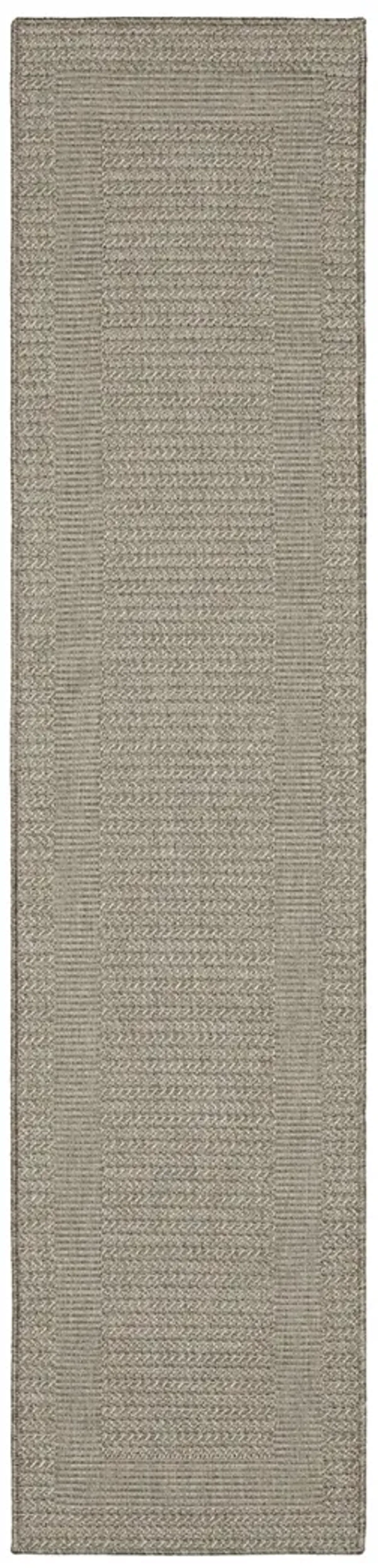 Caicos 1'10" x 7'6" Grey Rug