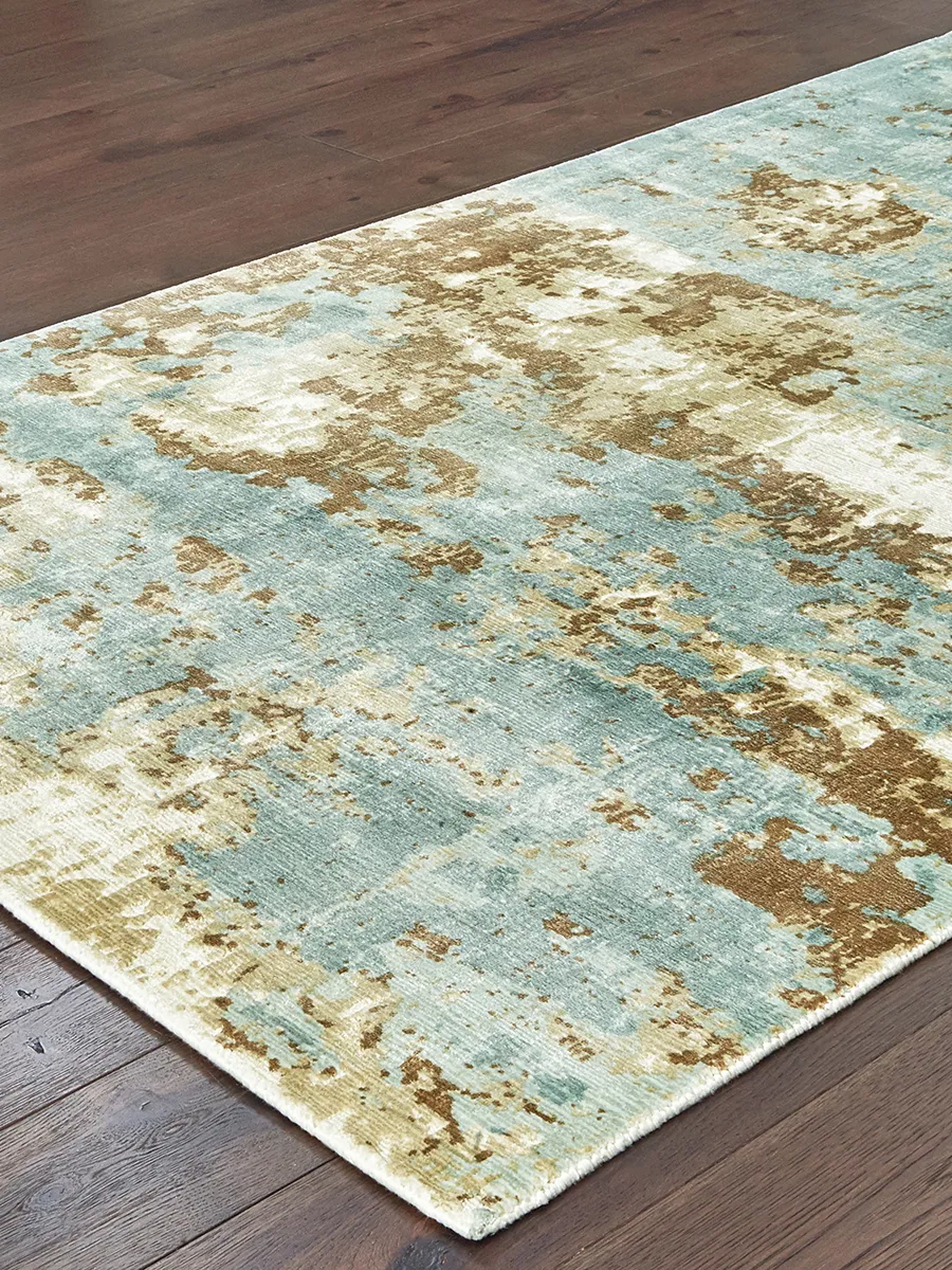 Formations 9' x 12' Blue Rug