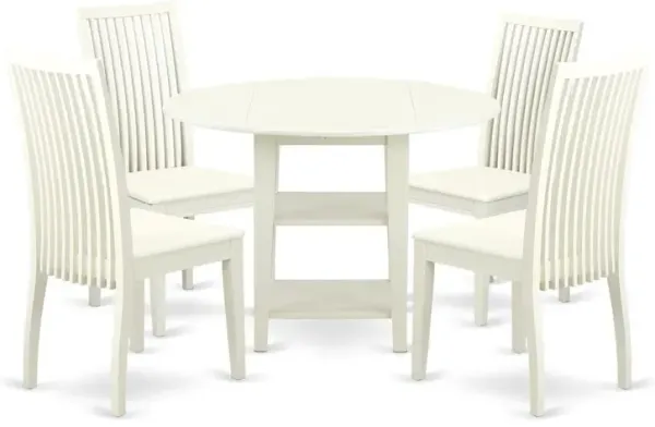 Dining Room Set Linen White