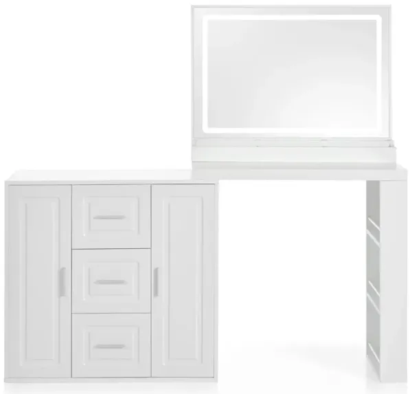 Merax Makeup Vanity Desk with Mirror for Bedroom