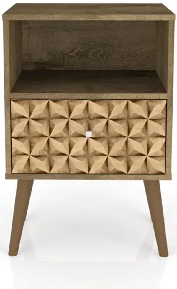 Liberty 1.0 Nightstand in Brown Pattern