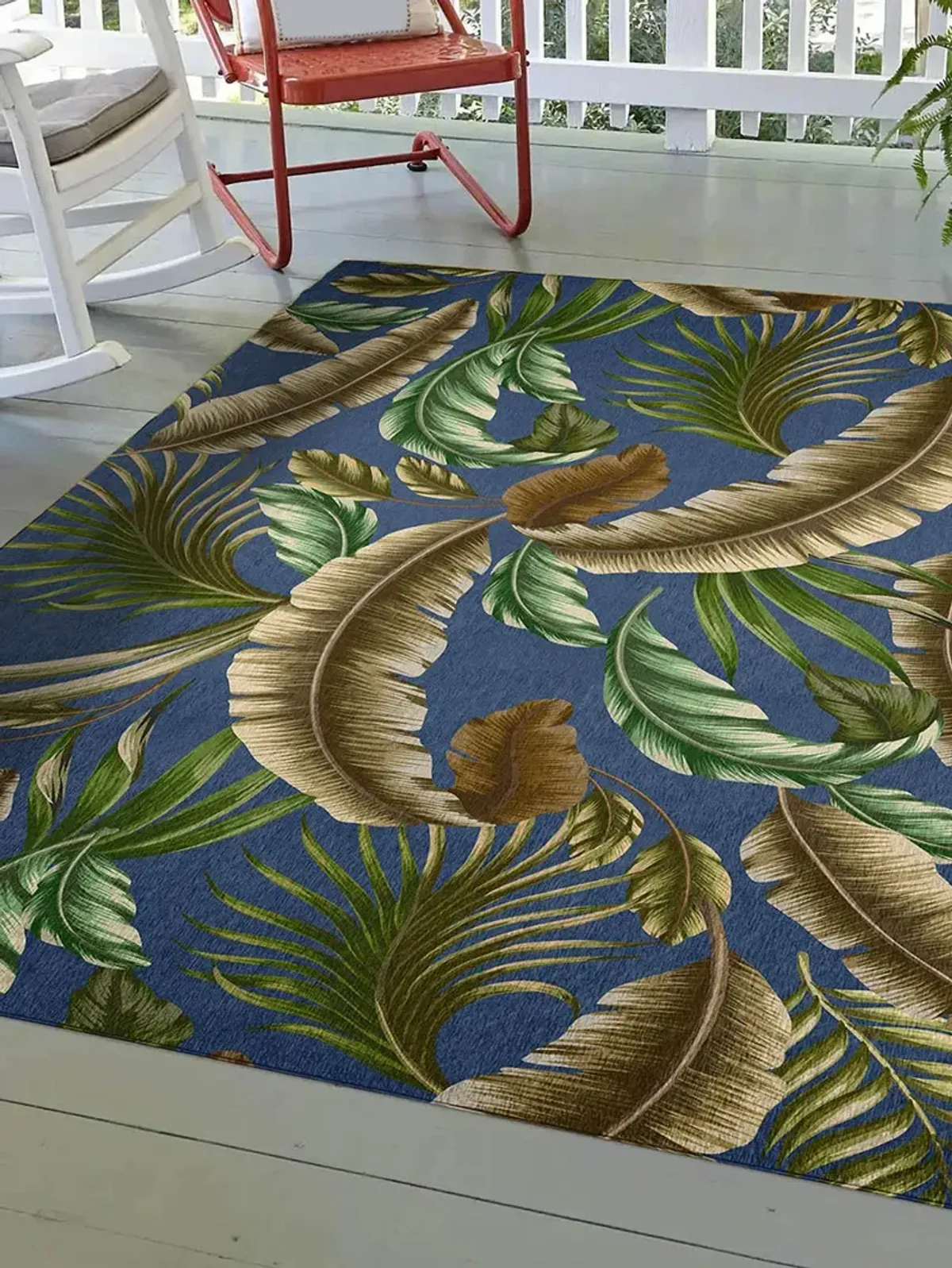 Tropics TC1 Indigo 5' x 7'6" Rug