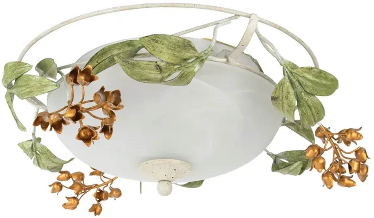 Day Lilies Flush Mount