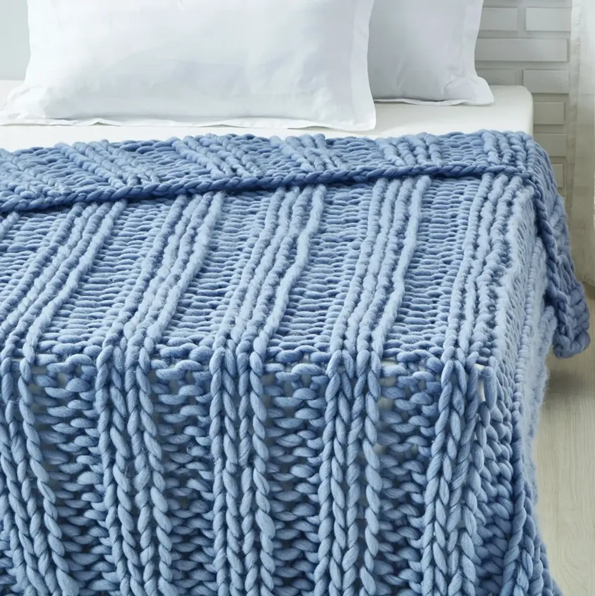 Cozy Tyme Joubert Channel Knit Throw 50"x70".