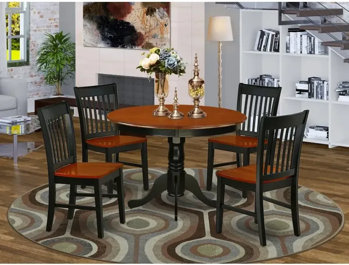 Dining Room Set Black & Cherry