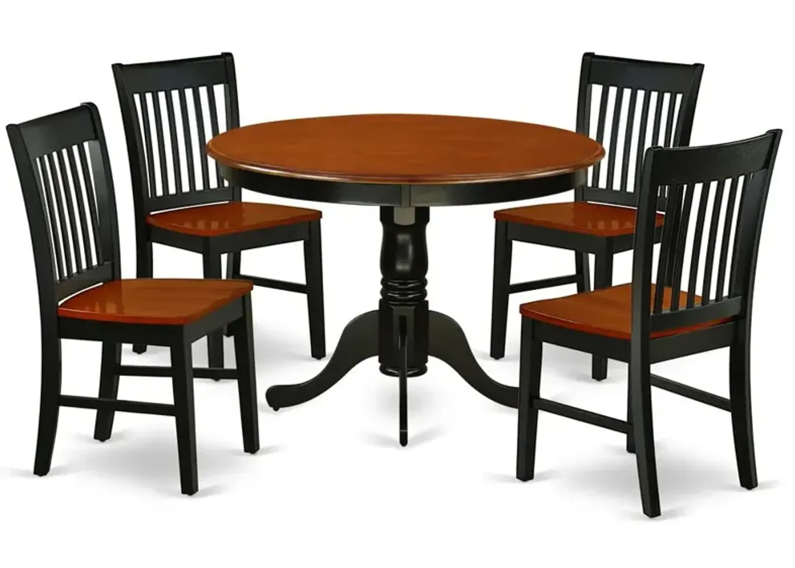 Dining Room Set Black & Cherry