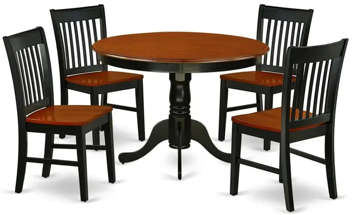 Dining Room Set Black & Cherry