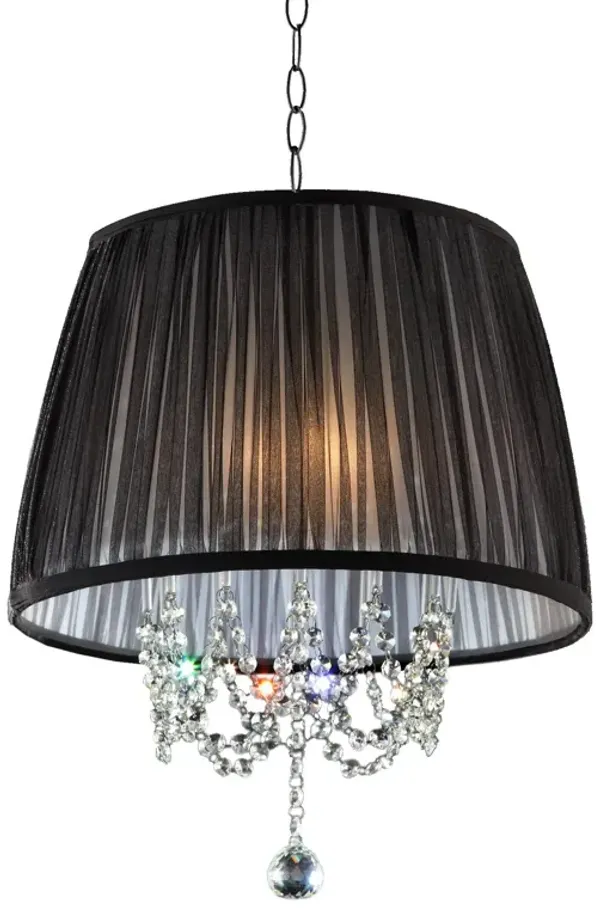 Hivvago Elegant Ceiling Lamp with Crystal Accents
