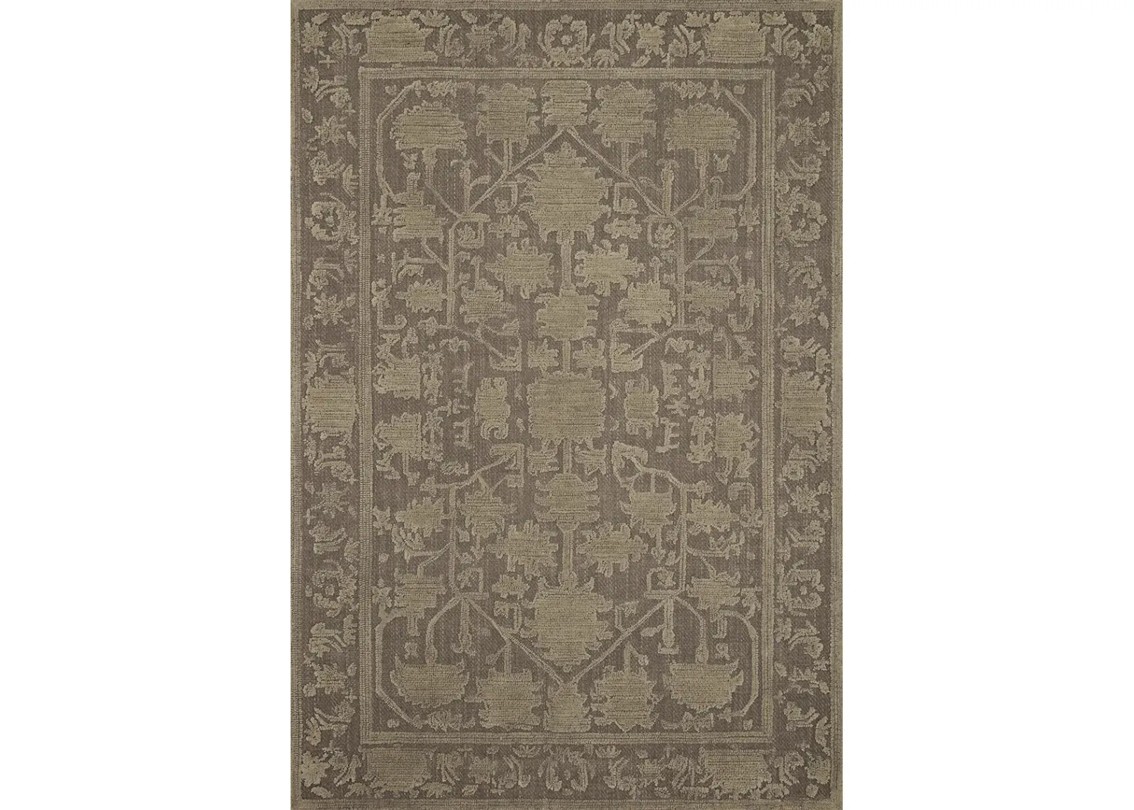 Gloria GLO01 Bark/Khaki 8'6" x 12' Rug