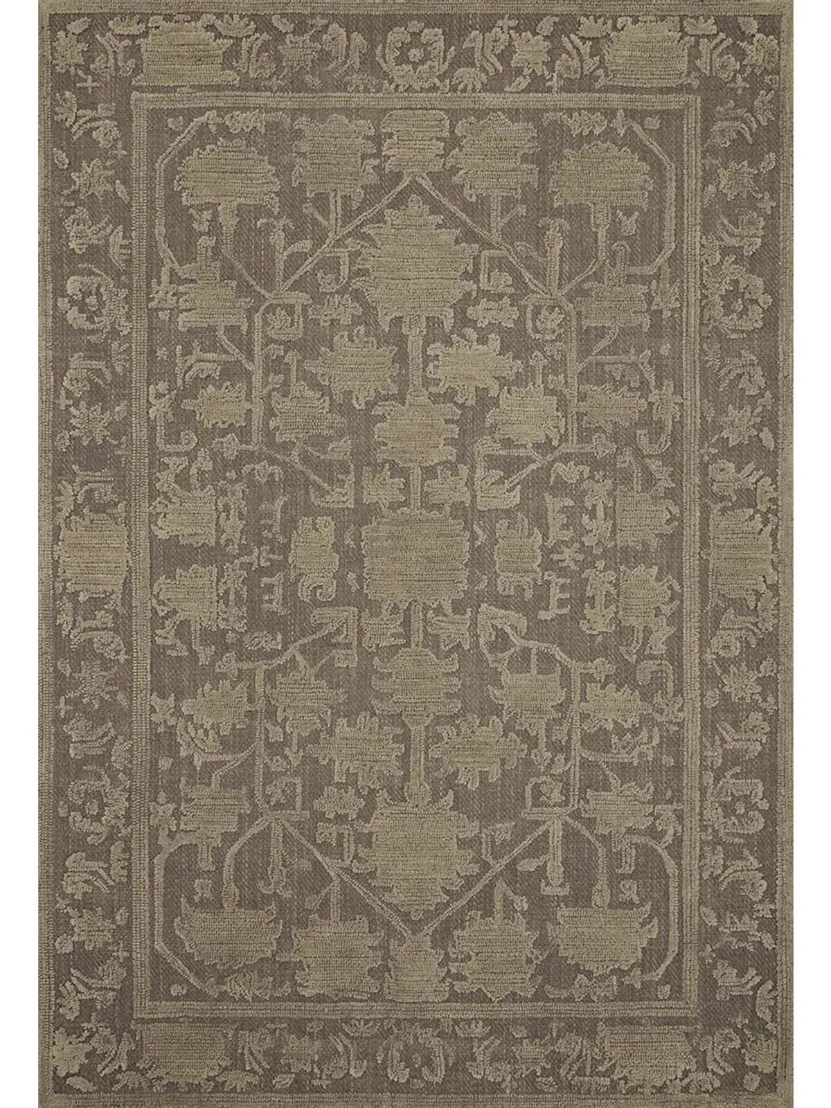 Gloria GLO01 Bark/Khaki 8'6" x 12' Rug