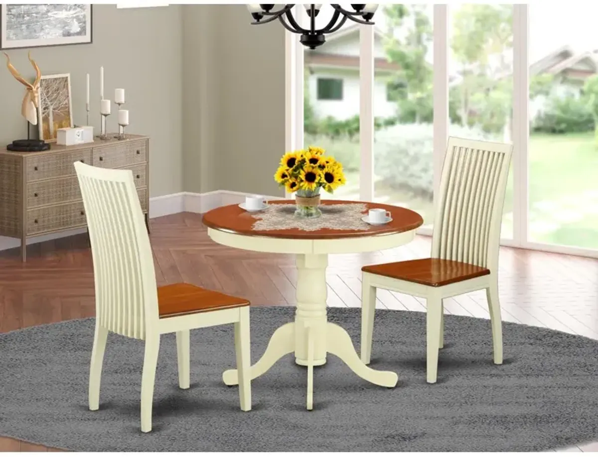 Dining Room Set Buttermilk & Cherry