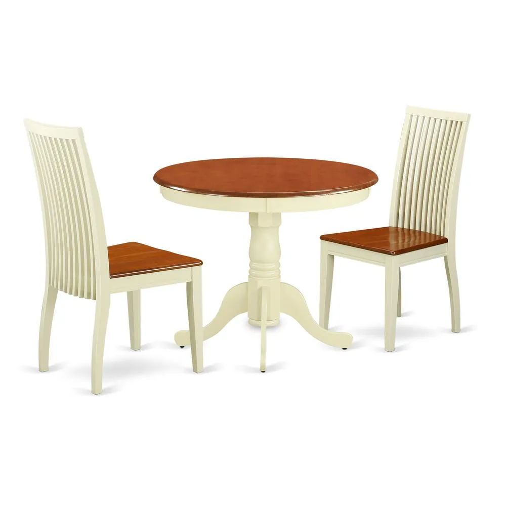 Dining Room Set Buttermilk & Cherry