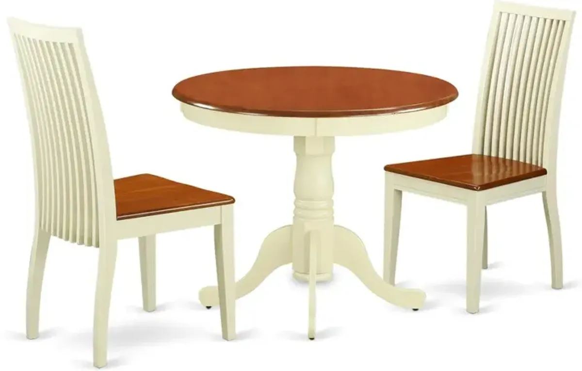 Dining Room Set Buttermilk & Cherry