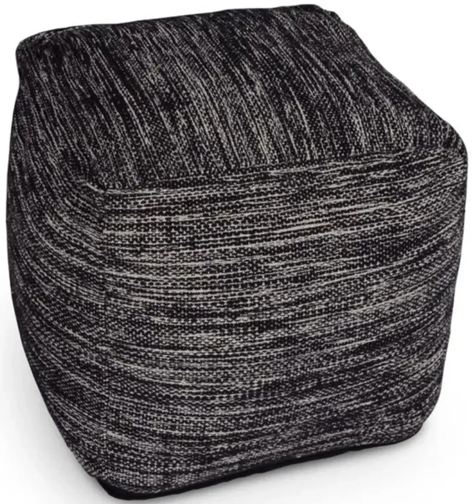 Omari Square Handwoven  Pouf