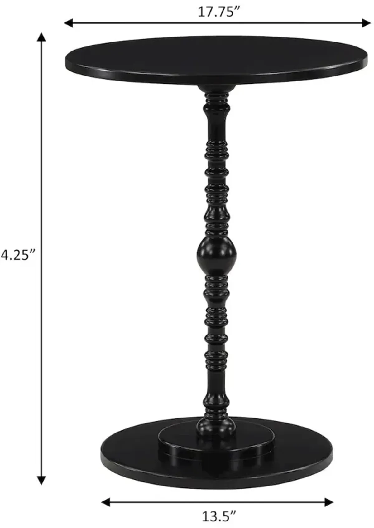Convenience Concepts Classic Accents Sanibel Beach Spindle Table