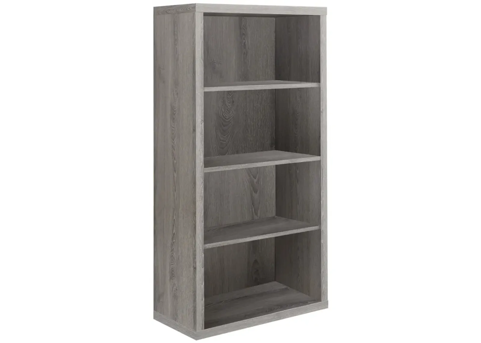 Monarch Specialties I 7060 Bookshelf, Bookcase, Etagere, 5 Tier, 48"H, Office, Bedroom, Laminate, Brown, Contemporary, Modern