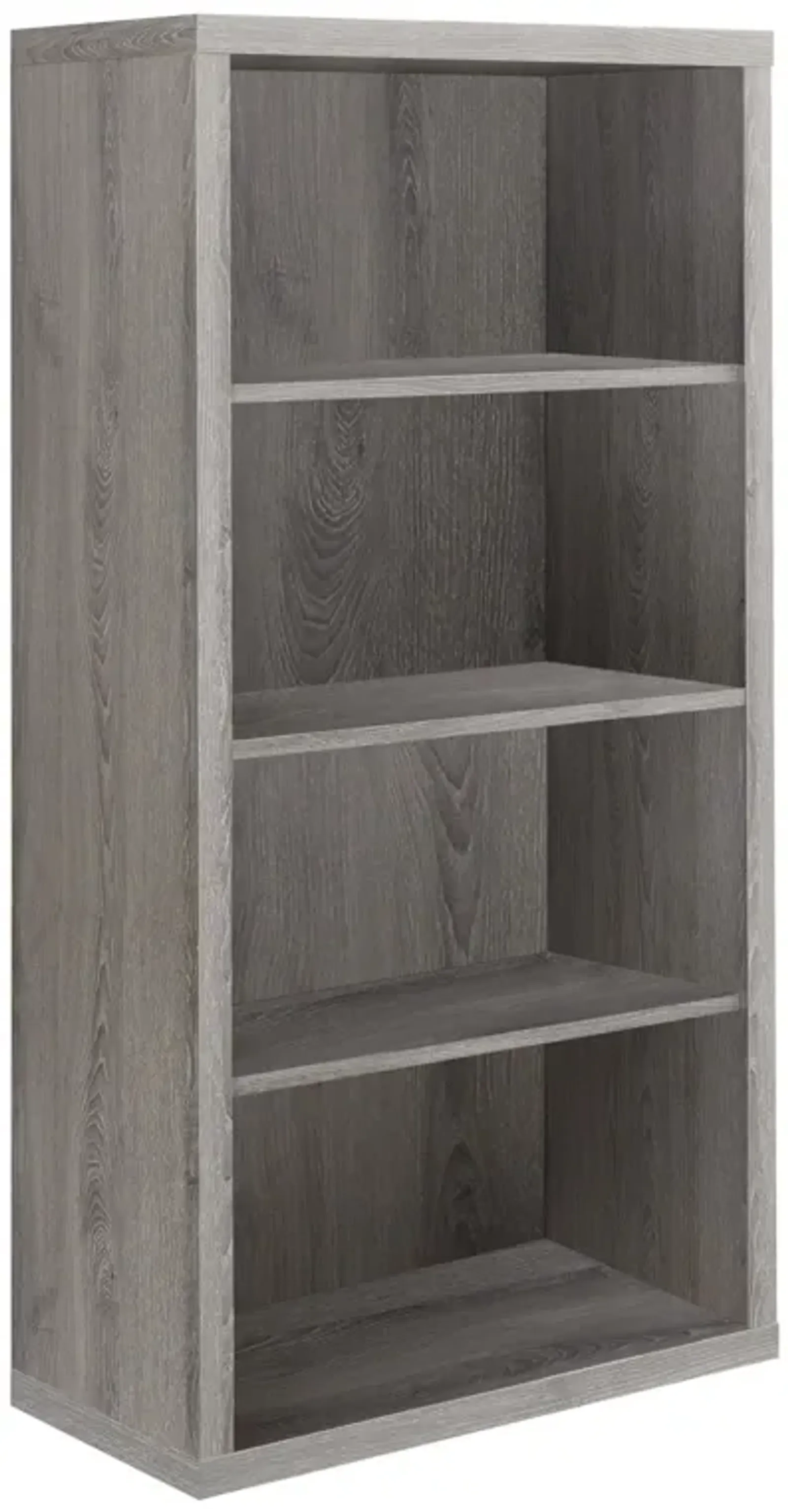 Monarch Specialties I 7060 Bookshelf, Bookcase, Etagere, 5 Tier, 48"H, Office, Bedroom, Laminate, Brown, Contemporary, Modern