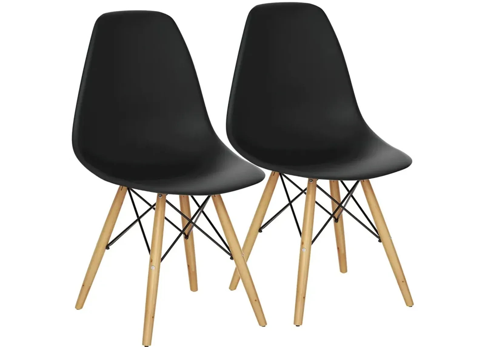 Set of 2 Mid-Century Modern DSW Dining Side Chair