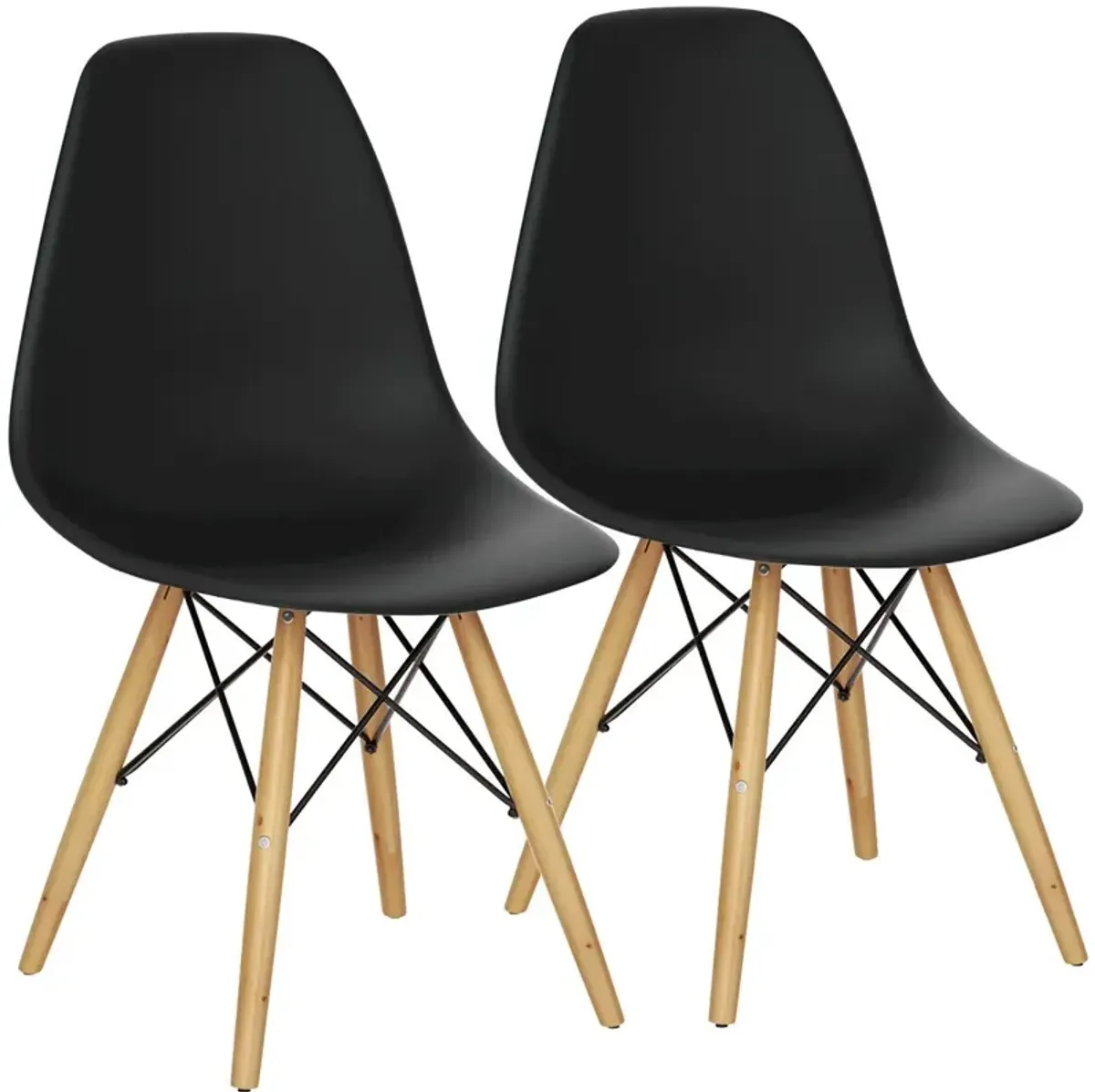 Set of 2 Mid-Century Modern DSW Dining Side Chair