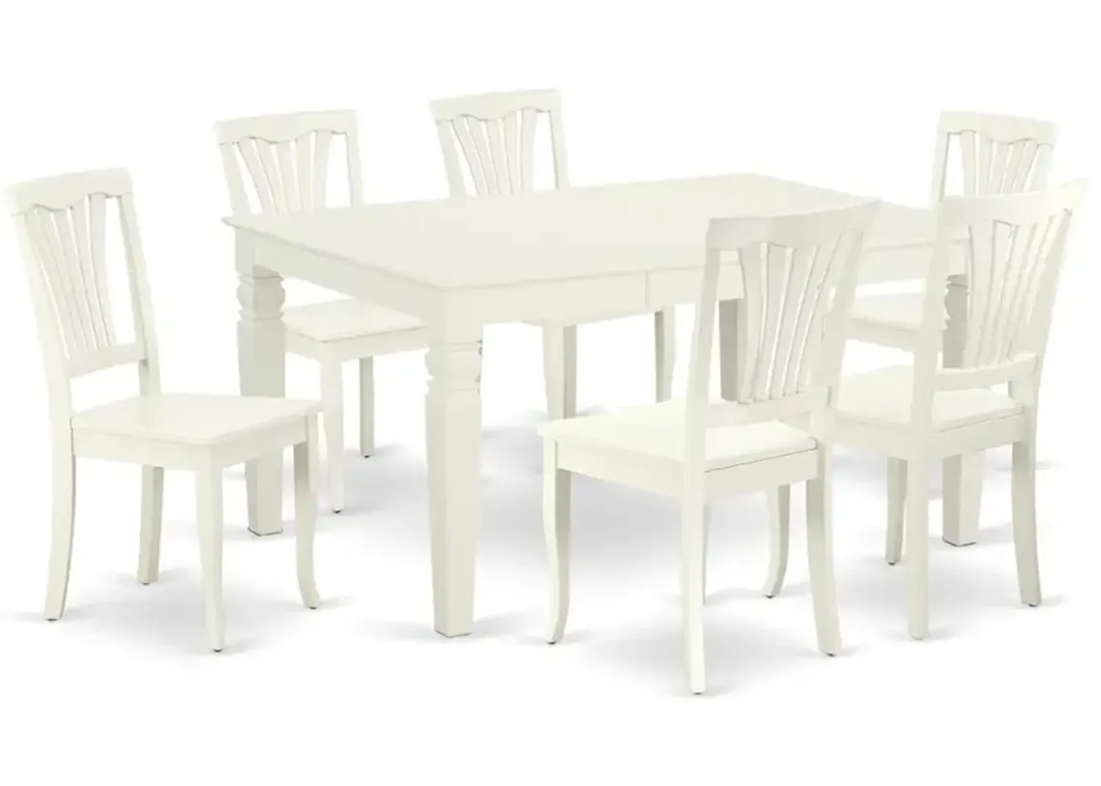 Dining Room Set Linen White