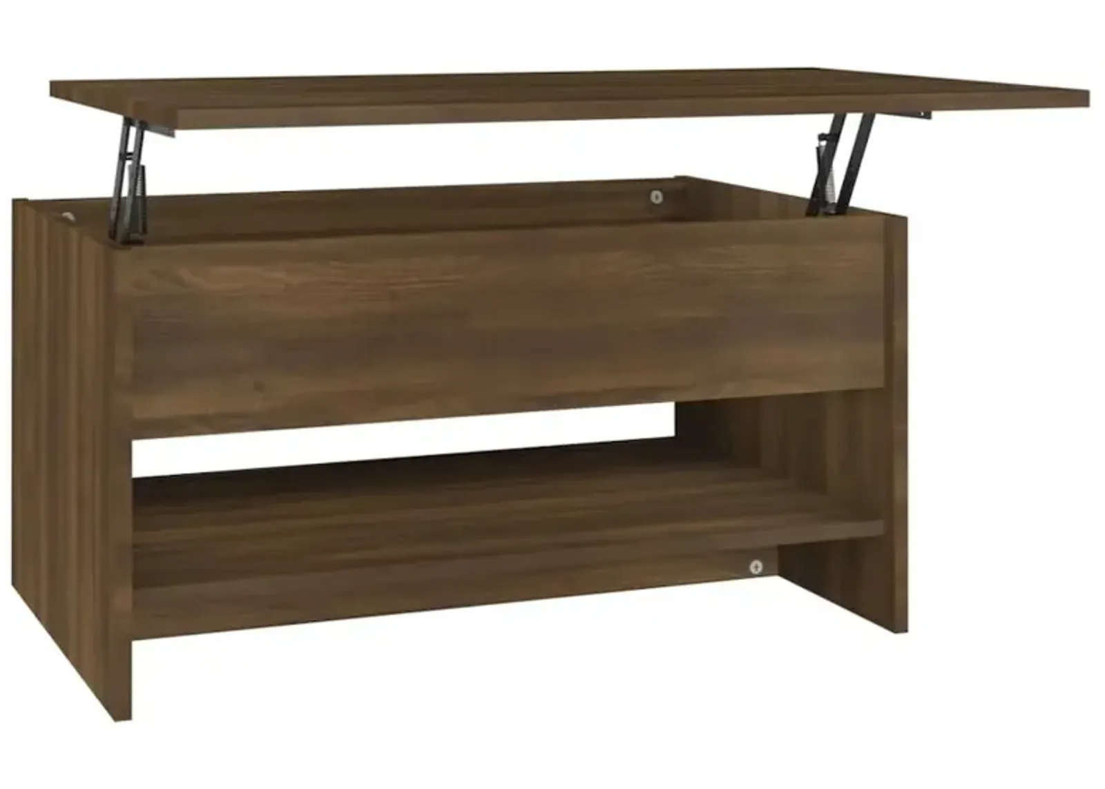 Coffee Table Brown Oak 31.5"x19.7"x15.7" Engineered Wood