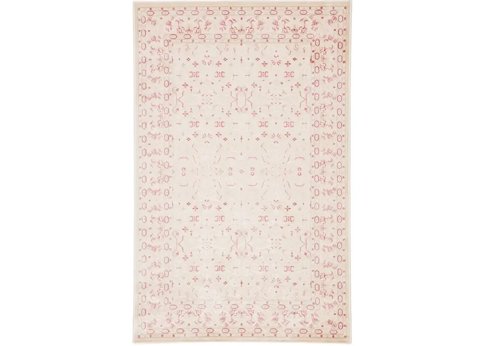 Fables Regal Ivory & White 2'6" x 8' Runner Rug