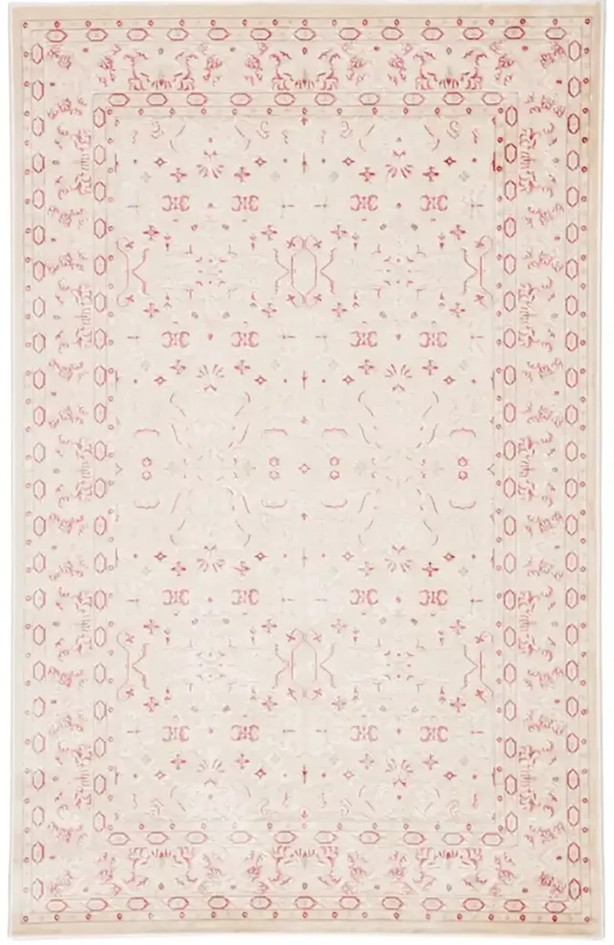 Fables Regal Ivory & White 2'6" x 8' Runner Rug