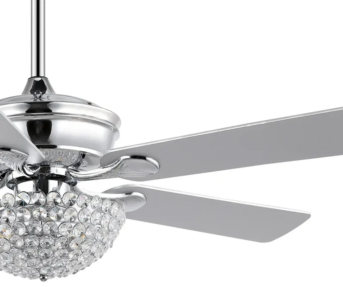 Cammy 3-Light Traditional Transitional Iron LED CEILING FAN