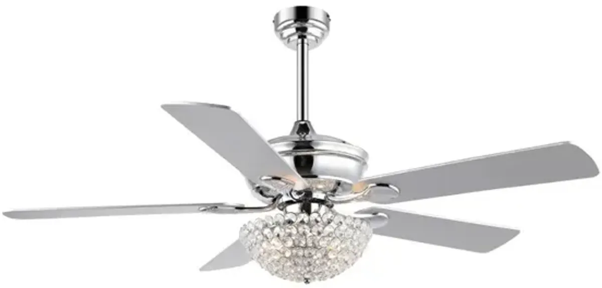 Cammy 3-Light Traditional Transitional Iron LED CEILING FAN