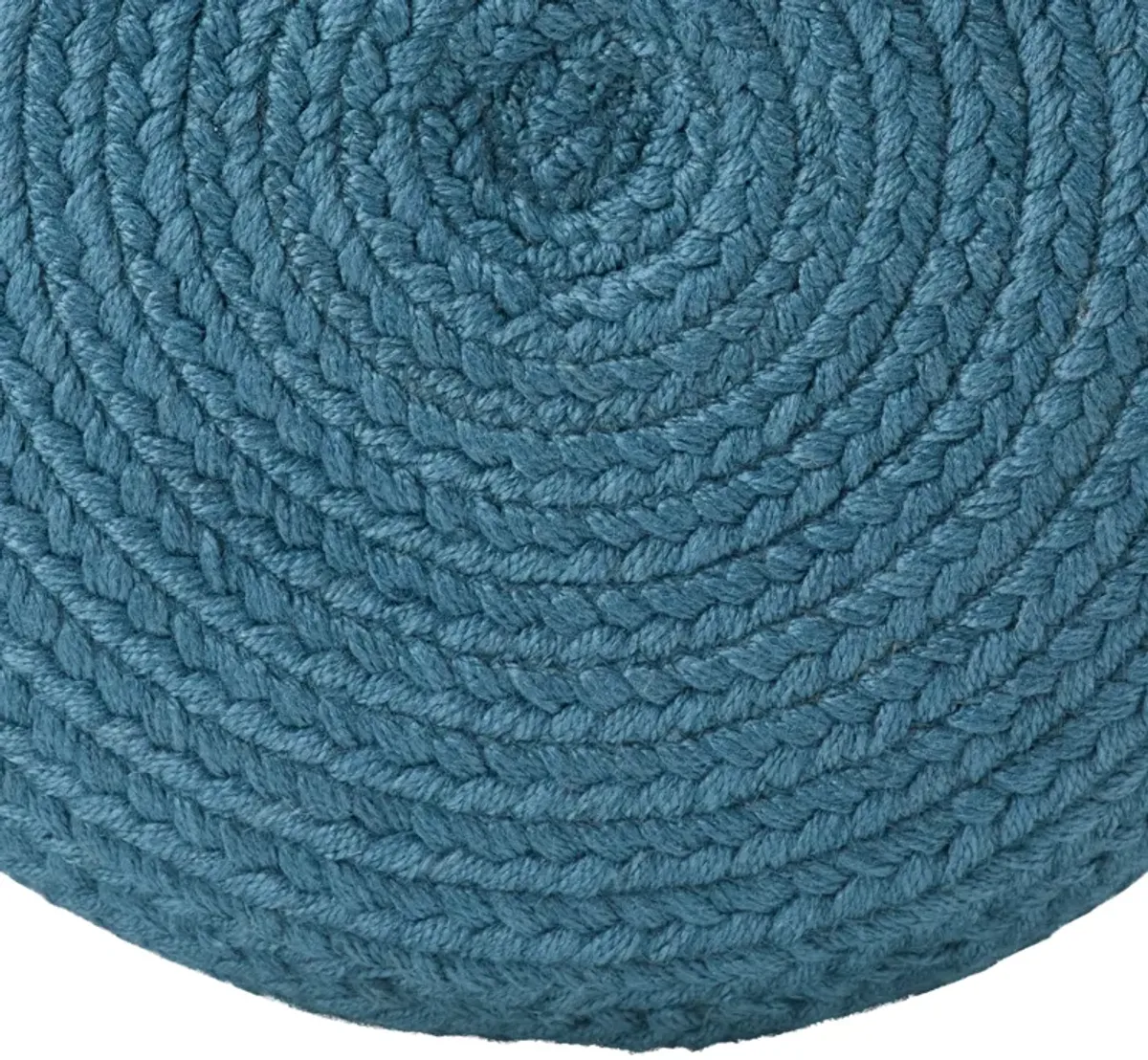 Saba Solar Pouf in Blue Mirage
