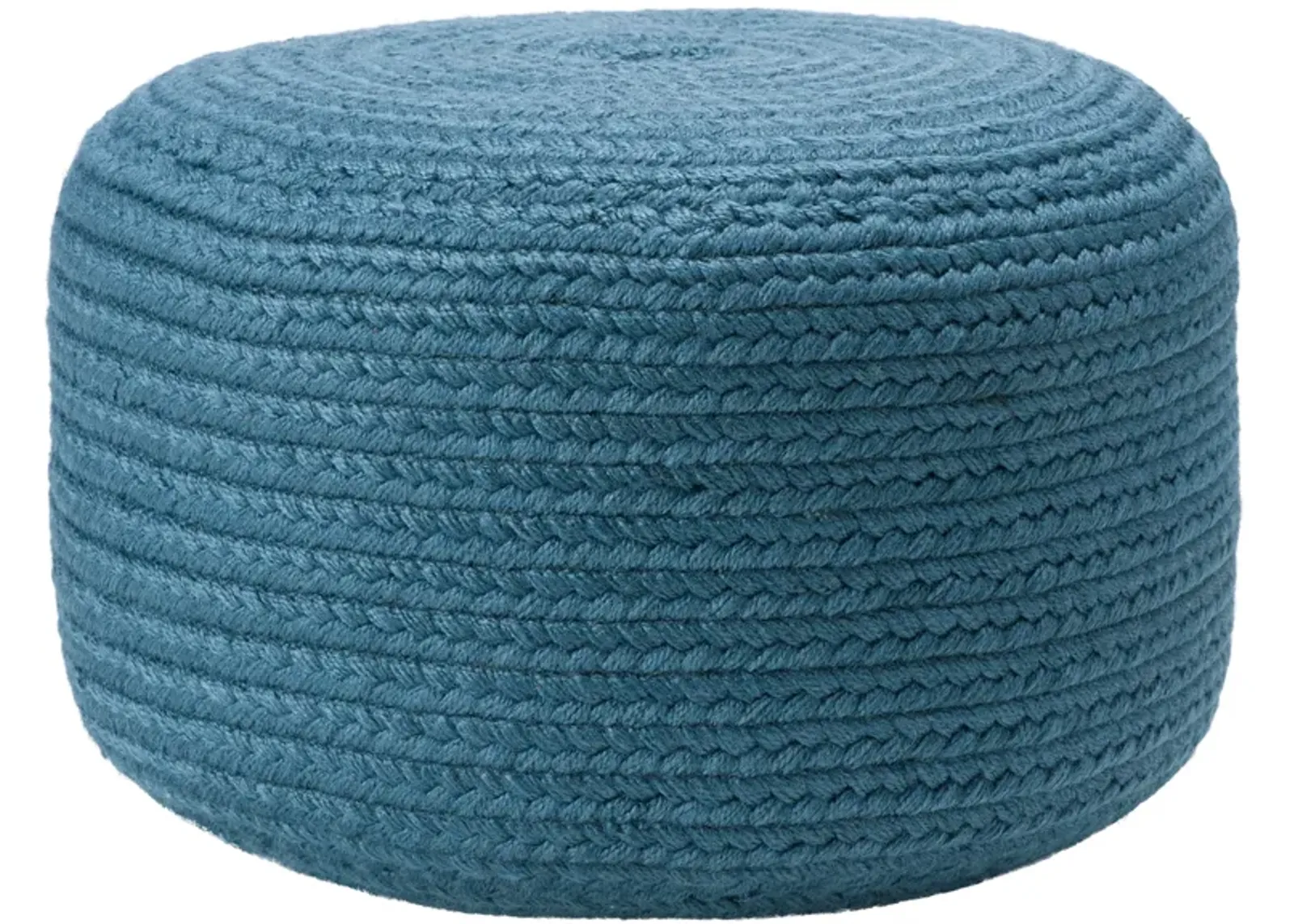 Saba Solar Pouf in Blue Mirage