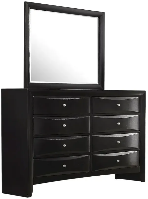 Coaster Co. of America Briana 8-drawer Dresser with Mirror Black